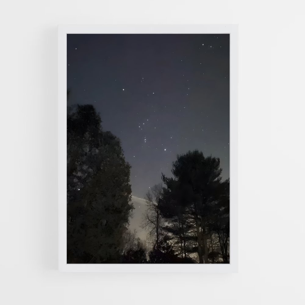 Poster Étoiles au Crépuscule – affiche Constellations (vue 3)
